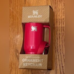 Stanley Ornament Keychain - Red - New in Box! Limited Edition!
